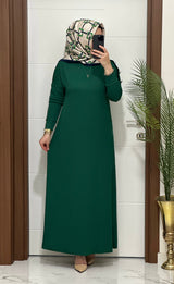 OMUZ DÜĞMELİ LEYLA ELBİSE Ürün kodu :F11