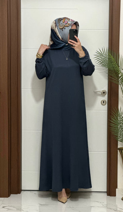 Büyük Beden Seçenekleri İle İkra Elbise Stokta 🎉  Ürün kodu :6212