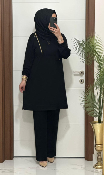 Fermuarlı Cepli Şık Oysho Takım Büyük Beden Seçenekleri ile Stokta Ürün kodu :9999