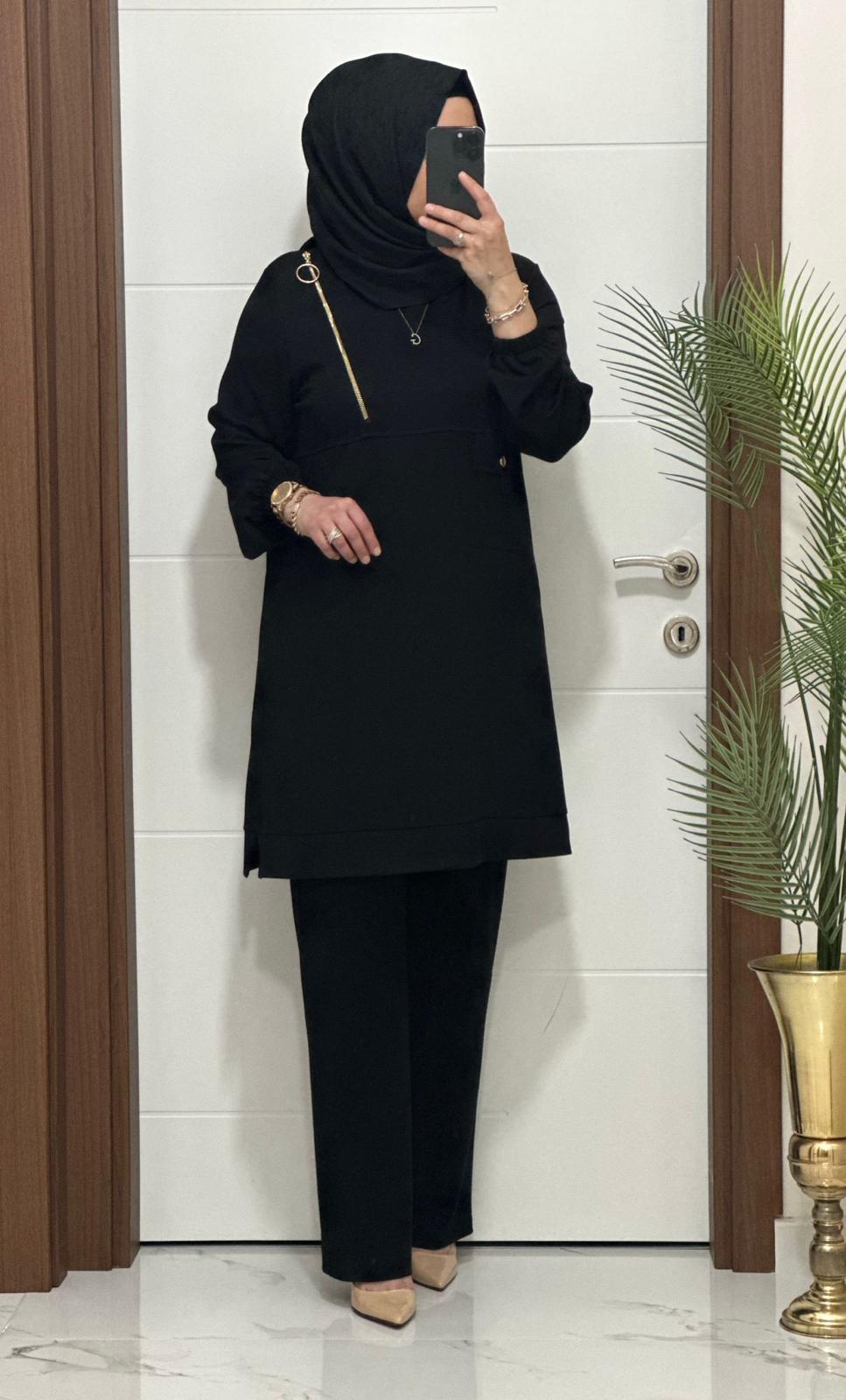 Fermuarlı Cepli Şık Oysho Takım Büyük Beden Seçenekleri ile Stokta Ürün kodu :9999