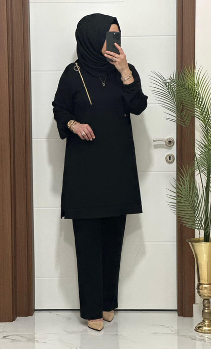 Fermuarlı Cepli Şık Oysho Takım Büyük Beden Seçenekleri ile Stokta Ürün kodu :9999