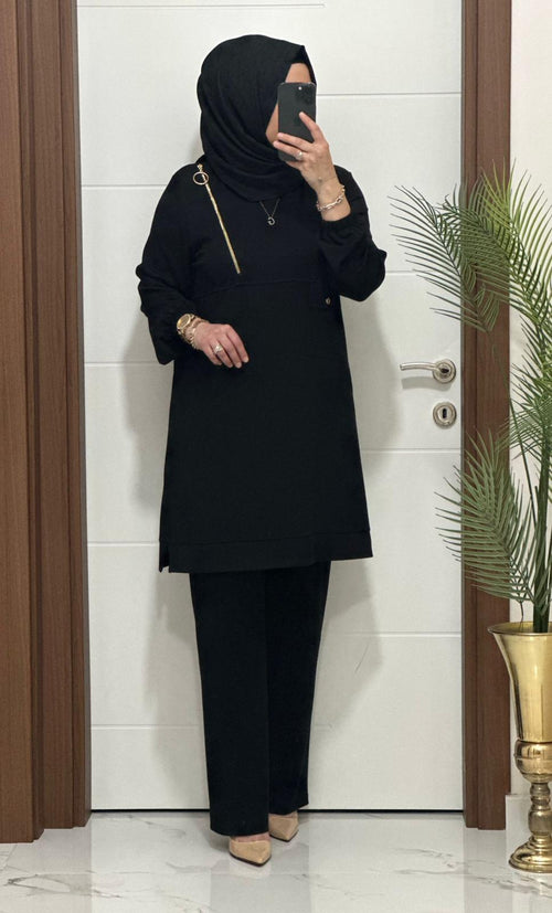 Fermuarlı Cepli Şık Oysho Takım Büyük Beden Seçenekleri ile Stokta Ürün kodu :9999