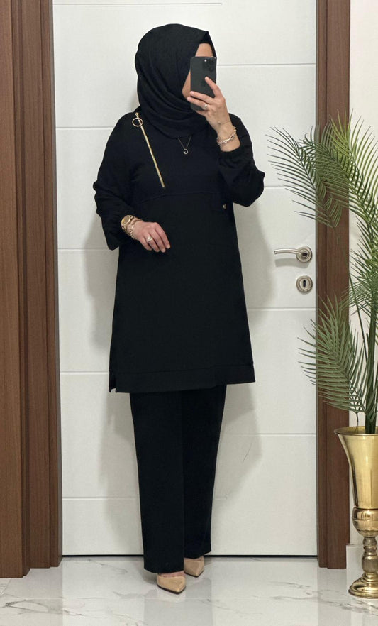 Fermuarlı Cepli Şık Oysho Takım Büyük Beden Seçenekleri ile Stokta Ürün kodu :9999