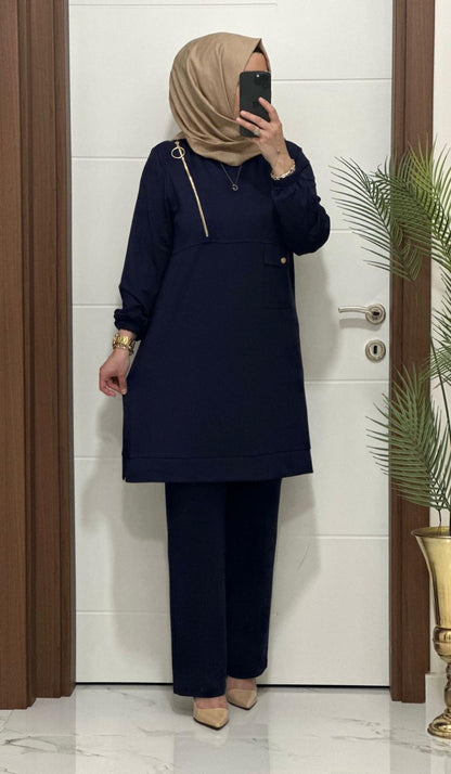 Fermuarlı Cepli Şık Oysho Takım Büyük Beden Seçenekleri ile Stokta Ürün kodu :9999