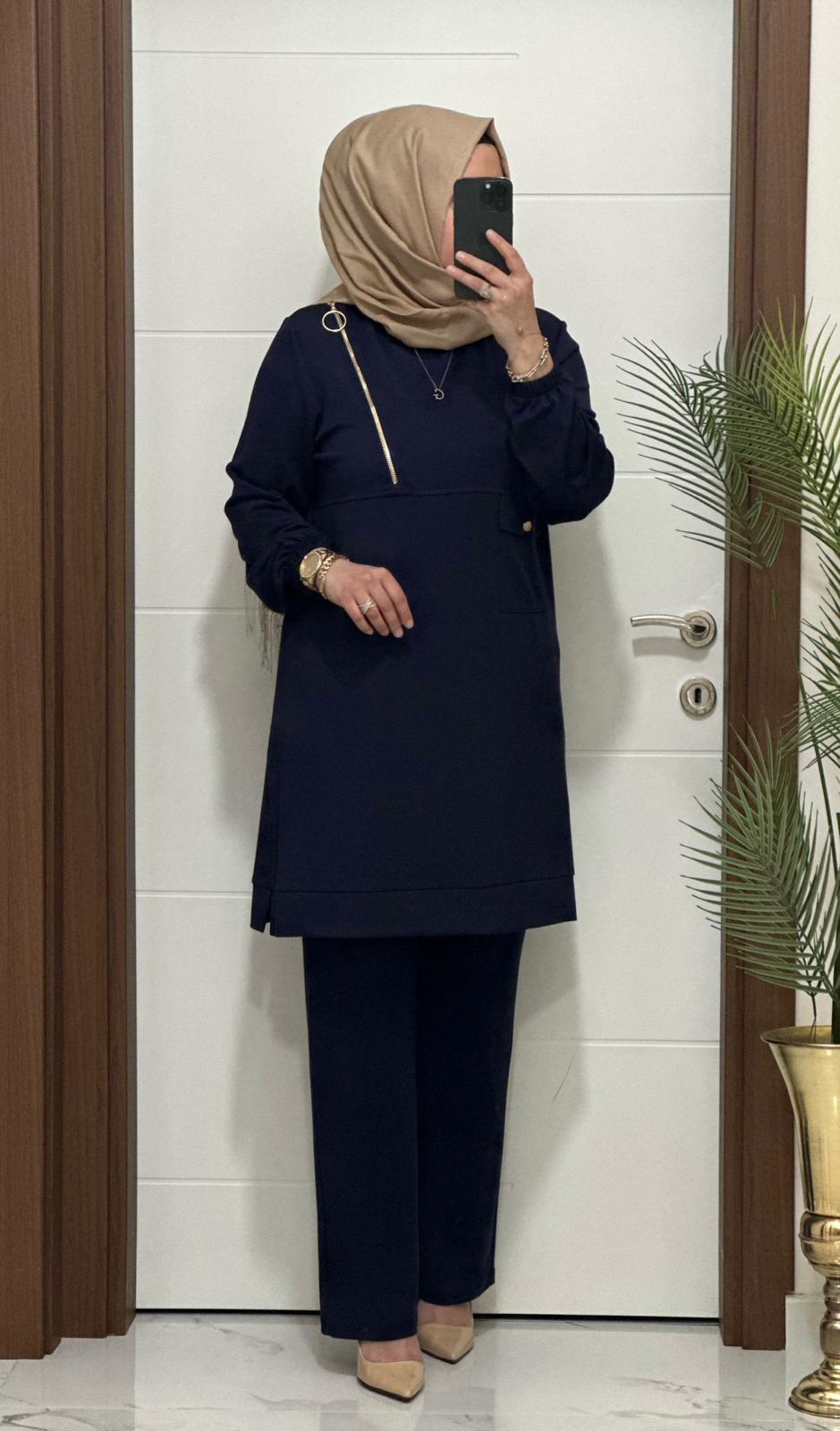 Fermuarlı Cepli Şık Oysho Takım Büyük Beden Seçenekleri ile Stokta Ürün kodu :9999