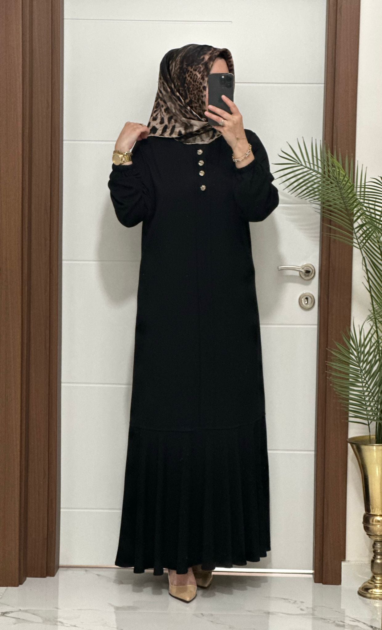 Yeni Sezon Ediz Volanlı Elbise Ürün kodu :25307