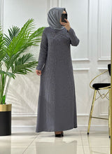 🌟YENİ SEZON BÜYÜK BEDEN TAM BOY TAŞLI ABİYE 🌟 Ürün kodu:7224