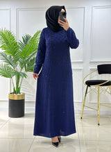 🌟YENİ SEZON BÜYÜK BEDEN TAM BOY TAŞLI ABİYE 🌟 Ürün kodu:7224