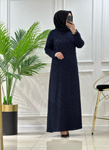 🌟YENİ SEZON BÜYÜK BEDEN TAM BOY TAŞLI ABİYE 🌟 Ürün kodu:7224