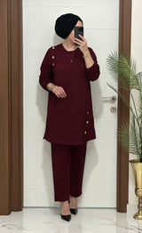 🦋YENİ SEZON DÜĞME DETAY YAKAMOZ TAKIM  🦋 Ürün kodu :1313