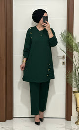 🦋YENİ SEZON DÜĞME DETAY YAKAMOZ TAKIM  🦋 Ürün kodu :1313