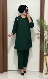 🦋YENİ SEZON DÜĞME DETAY YAKAMOZ TAKIM  🦋 Ürün kodu :1313