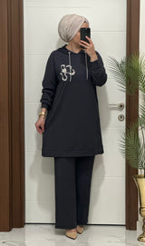 ✨YENİ SEZON ÇİÇEK TAŞLI OYSHO TAKIM ✨ Ürün kodu : 6666