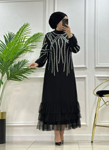 ✨YENİ SEZON TAŞ İŞLEMELİ TÜL ELBİSE ✨ Ürün kodu :7220