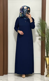 OMUZ DÜĞMELİ LEYLA ELBİSE Ürün kodu :F11